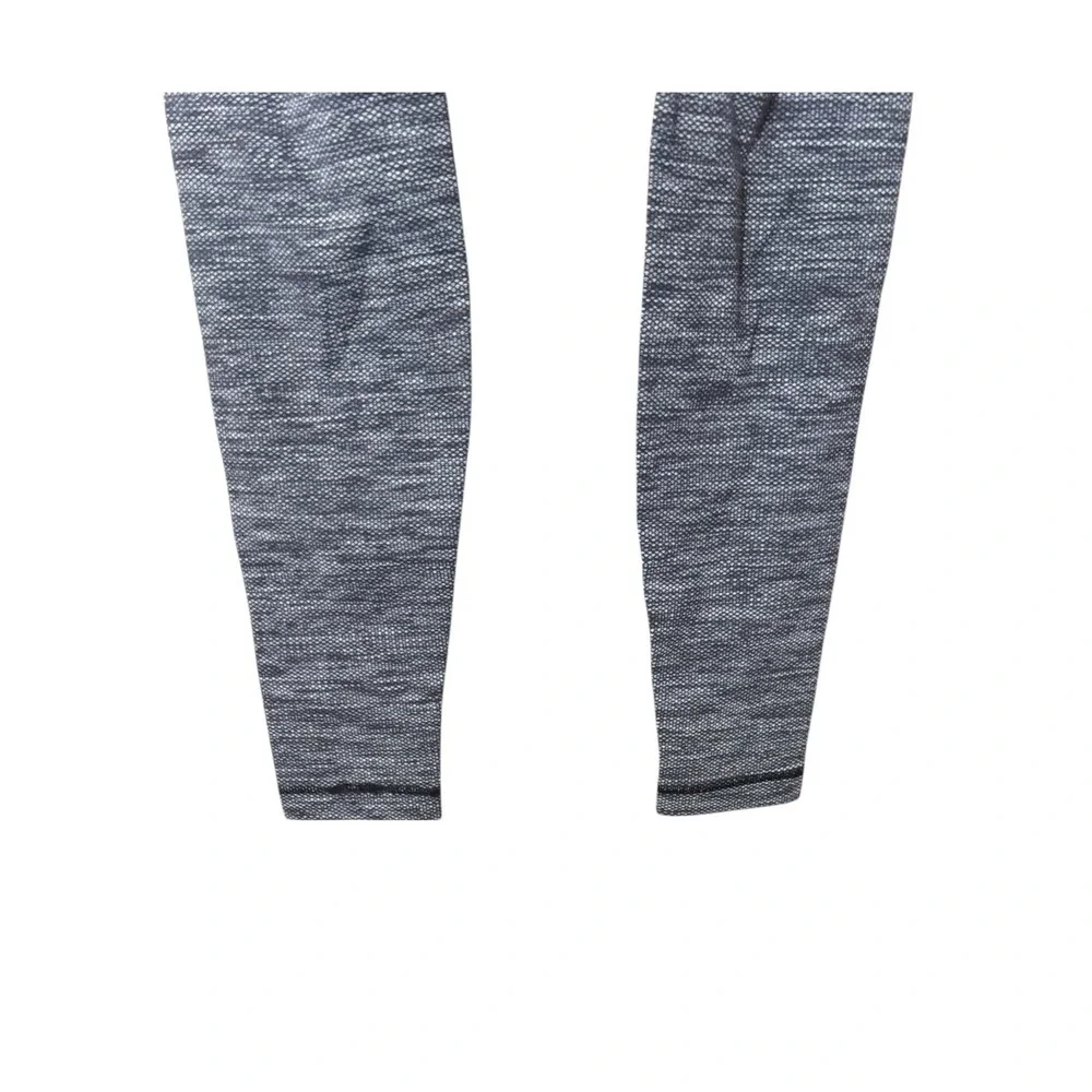 Lululemon‎ Wunder Under Leggings Size 6 Variegated Knit Heather Gray Active